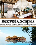Secret Escapes Newsletter cover from 15 August, 2016